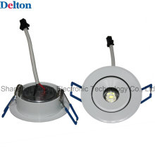 1W Flexível Round dimmable LED teto Spot Light (DT-TH-1E)